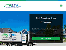 Tablet Screenshot of jiffyjunk.com